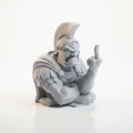 Tượng Đấu Sĩ Ngón Tay Thối - Mô Hình 3D Fantasy Độc Đáo - Thumbnail 2