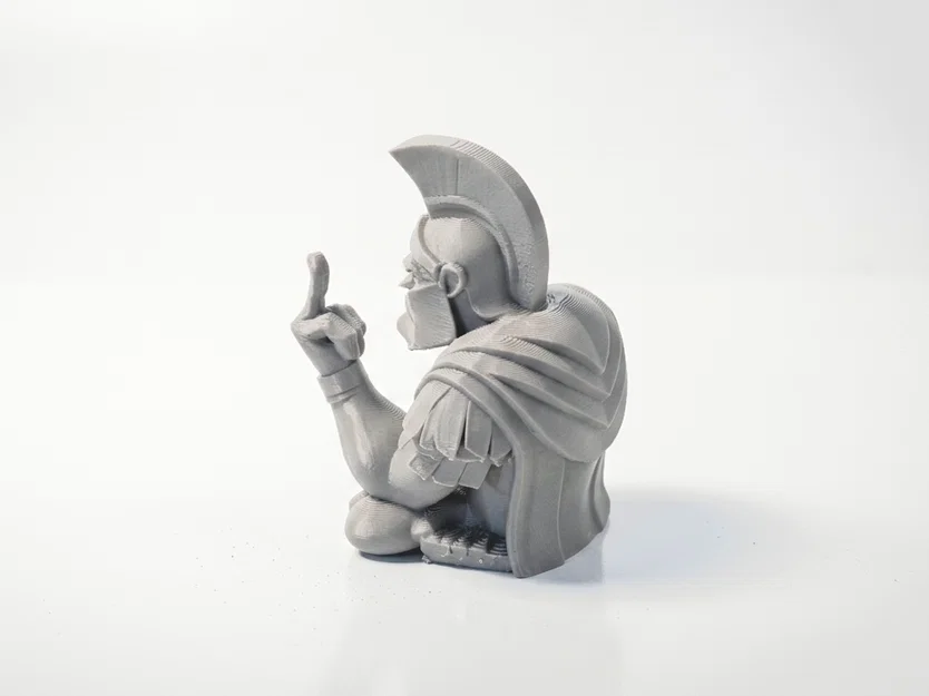Tượng Đấu Sĩ Ngón Tay Thối - Mô Hình 3D Fantasy Độc Đáo - Image 4