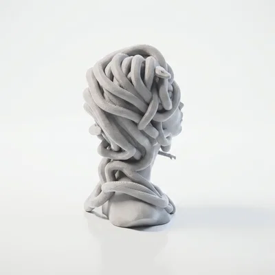 Tượng Bán Thân Medusa Thần Thoại Hy Lạp - Mẫu In 3D