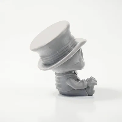 Mô hình 3D bộ xương nhỏ ngồi đội mũ - Mini Skeleton Sat Fantasy Figurine