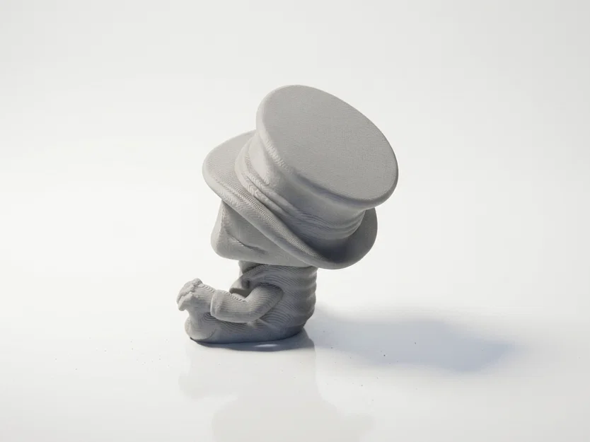 Mô hình 3D bộ xương nhỏ ngồi đội mũ - Mini Skeleton Sat Fantasy Figurine - Image 4