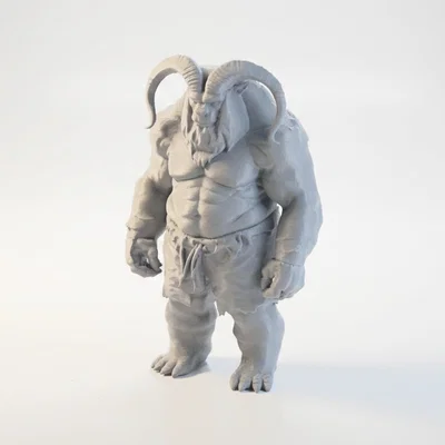 Mô hình Minotaur - Chiến binh thần thoại Hy Lạp in 3D