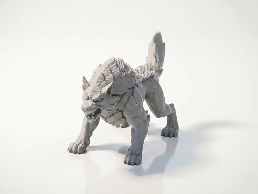 Mô hình 3D Monster Hound - Sinh vật giả tưởng huyền thoại - Image 1