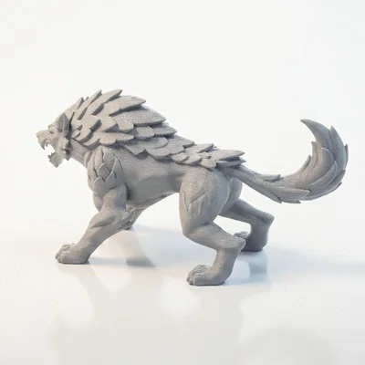 Mô hình 3D Monster Hound - Sinh vật giả tưởng huyền thoại