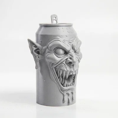 Mô hình in 3D lon nước Monster Energy phong cách kinh dị