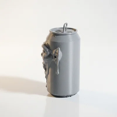 Mô hình in 3D lon nước Monster Energy phong cách kinh dị