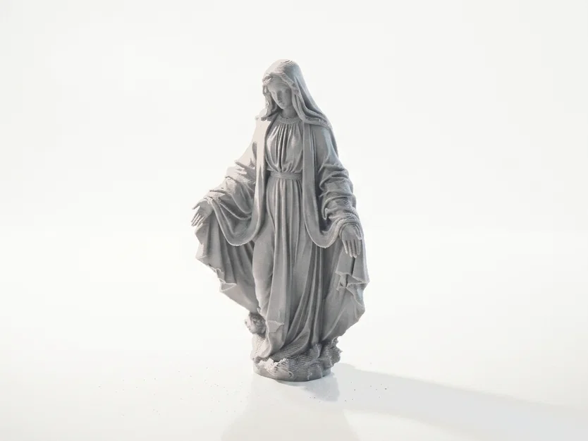 Mô hình 3D Tượng Đức Mẹ (Mother Mary) - File in 3D cao cấp - Image 1