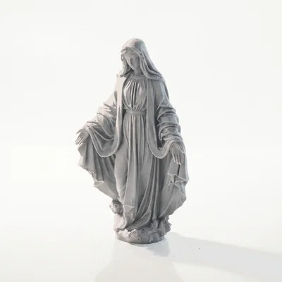 Mô hình 3D Tượng Đức Mẹ (Mother Mary) - File in 3D cao cấp