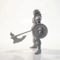 Mô hình Chiến binh Thợ săn Quái vật Fantasy 3D - Thumbnail 1