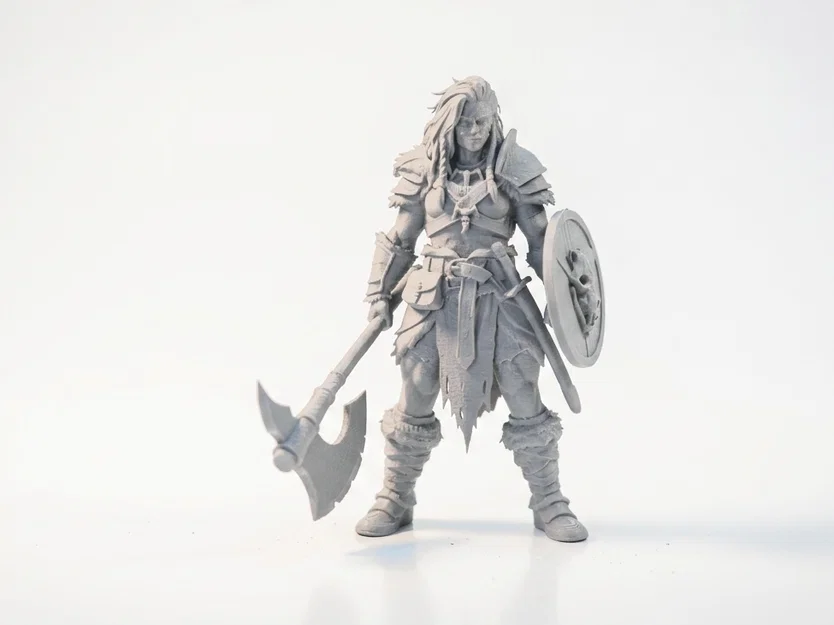 Mô hình Chiến binh Thợ săn Quái vật Fantasy 3D - Image 2