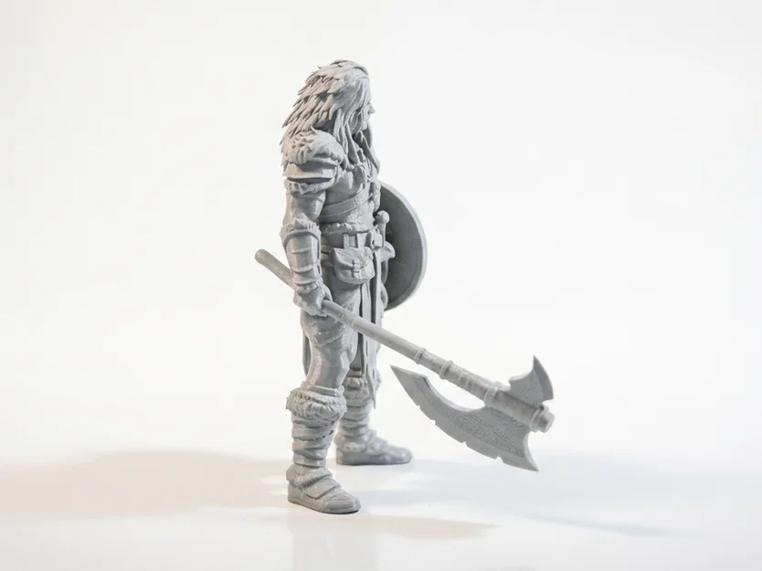 Mô hình Chiến binh Thợ săn Quái vật Fantasy 3D - Image 3