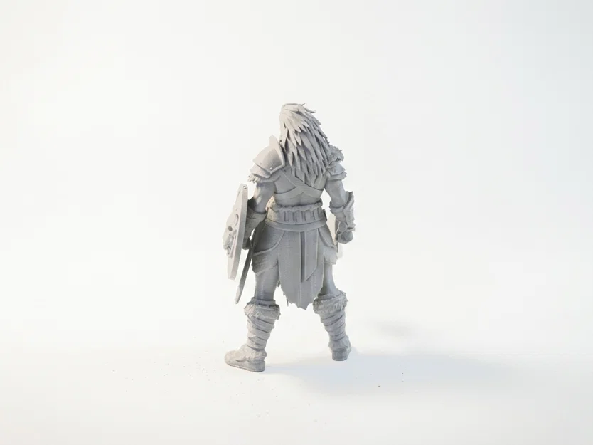 Mô hình Chiến binh Thợ săn Quái vật Fantasy 3D - Image 4