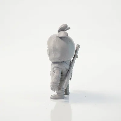 Mô hình Ninja 3D giả tưởng cực chi tiết