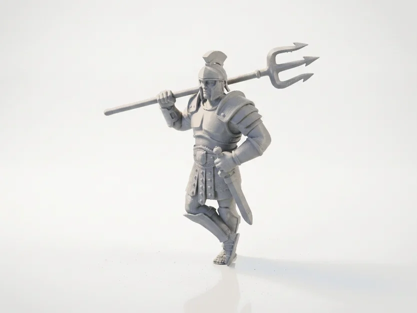 Mô hình 3D Chiến binh Đấu sĩ Đại dương - Image 1