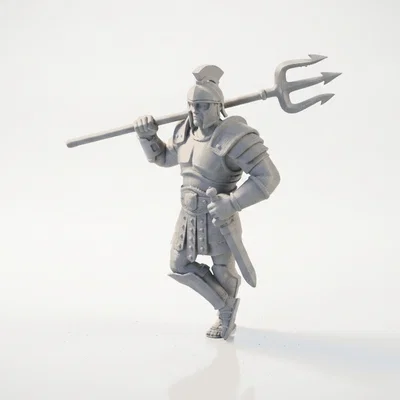 Mô hình 3D Chiến binh Đấu sĩ Đại dương