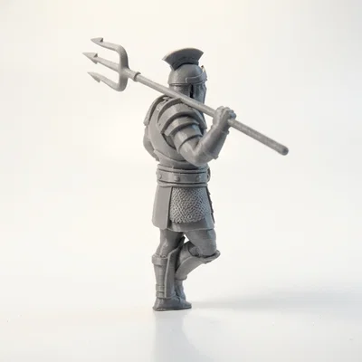 Mô hình 3D Chiến binh Đấu sĩ Đại dương