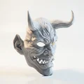 Mô hình 3D Mặt nạ quỷ Oni Nhật Bản - Thumbnail 2