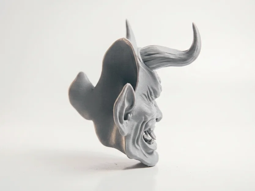 Mô hình 3D Mặt nạ quỷ Oni Nhật Bản - Image 3