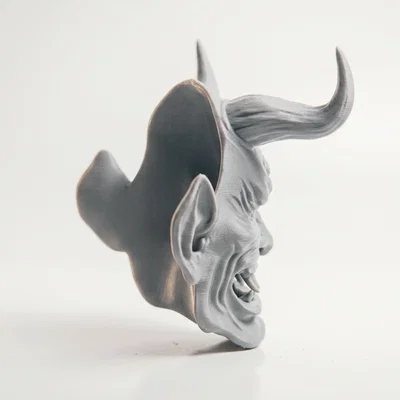 Mô hình 3D Mặt nạ quỷ Oni Nhật Bản