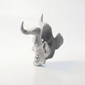 Mô hình 3D Mặt nạ quỷ Oni Nhật Bản - Thumbnail 4