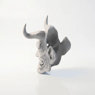 Mô hình 3D Mặt nạ quỷ Oni Nhật Bản