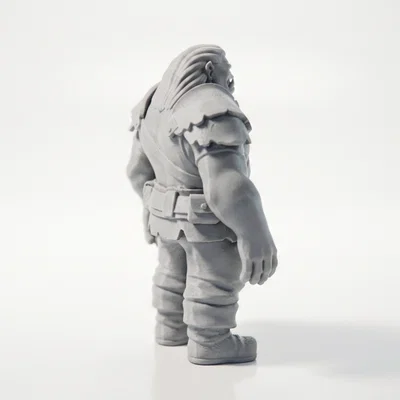 Mô hình Ogre 3D in ấn - Tượng thần thoại giả tưởng đầy chi tiết