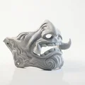 Mặt nạ quỷ Oni Nhật Bản - Mẫu in 3D nghệ thuật - Thumbnail 2