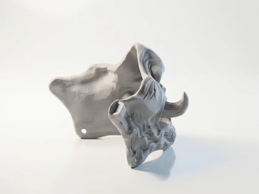 Mặt nạ quỷ Oni Nhật Bản - Mẫu in 3D nghệ thuật - Image 3