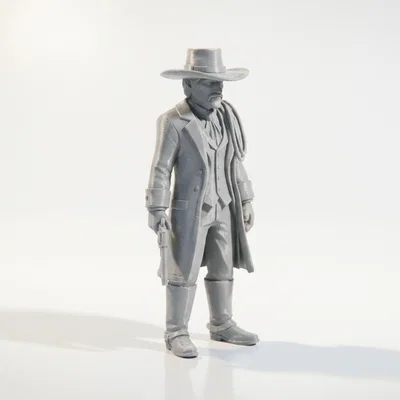 Mô hình tay súng miền Tây - Tượng 3D in ấn chất lượng cao
