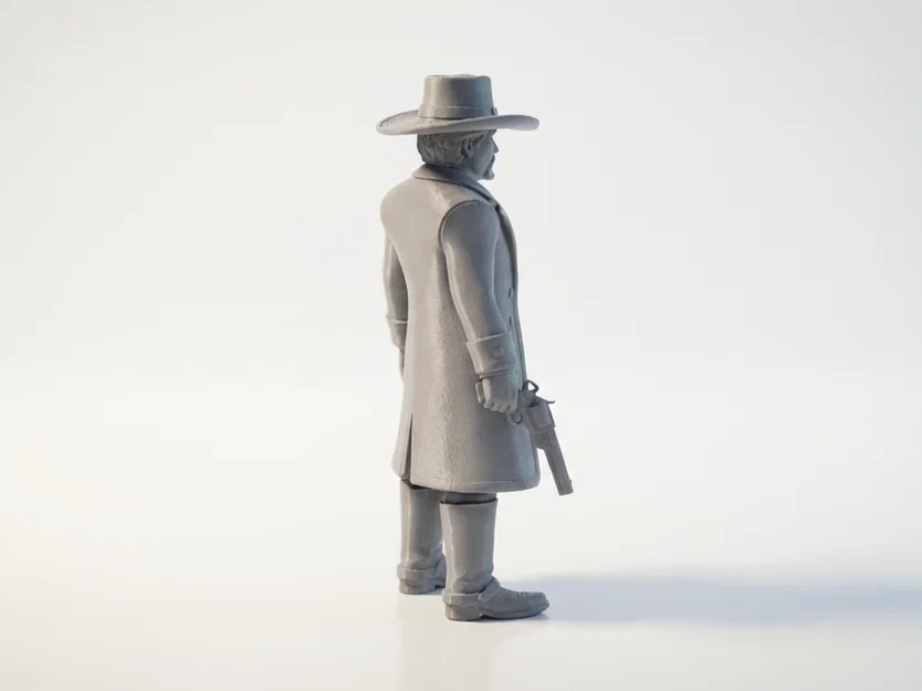 Mô hình tay súng miền Tây - Tượng 3D in ấn chất lượng cao - Image 3