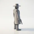 Mô hình tay súng miền Tây - Tượng 3D in ấn chất lượng cao - Thumbnail 3