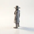 Mô hình tay súng miền Tây - Tượng 3D in ấn chất lượng cao - Thumbnail 4