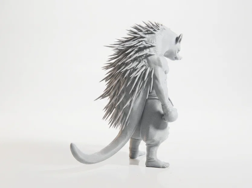 Mô hình 3D Chiến binh Người Nhím Fantasy in 3D - Image 3