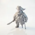 Mô hình Samurai cướp biển - Mẫu in 3D giả tưởng độc đáo - Thumbnail 1