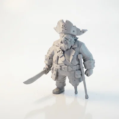 Mô hình Samurai cướp biển - Mẫu in 3D giả tưởng độc đáo