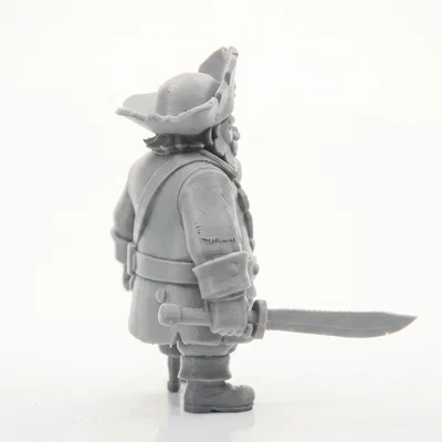 Mô hình Samurai cướp biển - Mẫu in 3D giả tưởng độc đáo