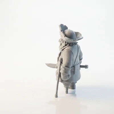 Mô hình Samurai cướp biển - Mẫu in 3D giả tưởng độc đáo