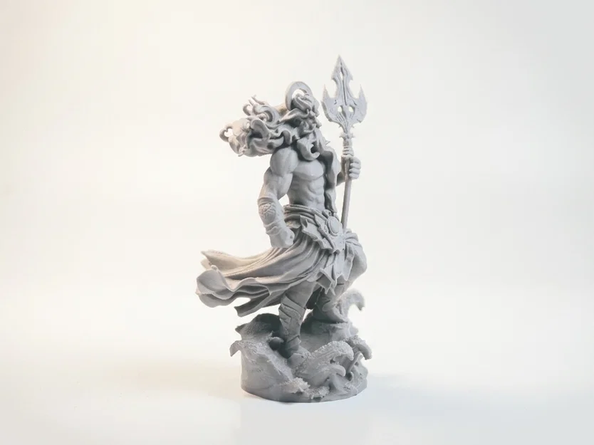 Mô hình 3D Poseidon Thần Thoại Hy Lạp - Image 2