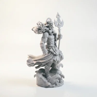 Mô hình 3D Poseidon Thần Thoại Hy Lạp