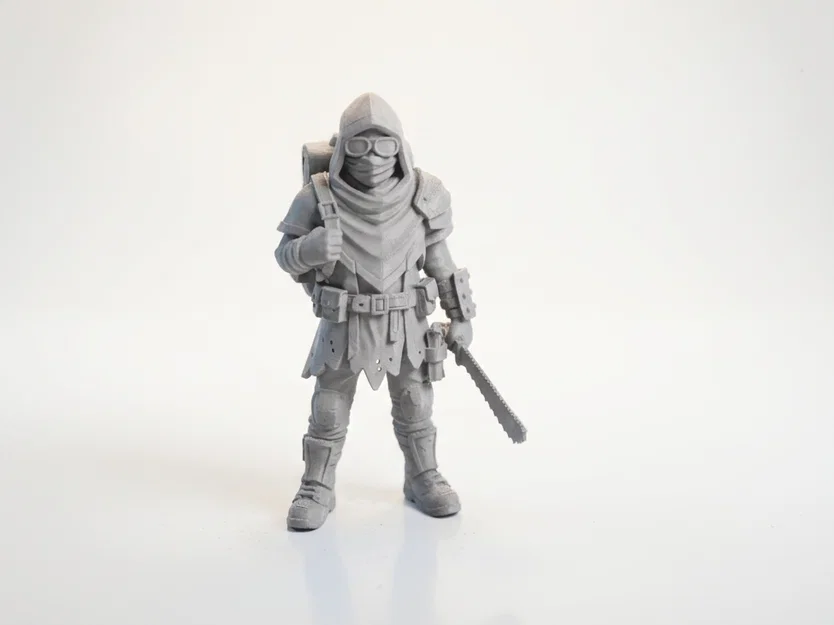 Mô hình Chiến binh Nhặt rác Hậu tận thế - File in 3D Fantasy - Image 1