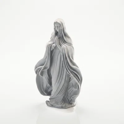 Mô hình tượng Đức Mẹ Maria cầu nguyện - File in 3D tôn giáo