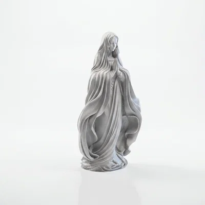 Mô hình tượng Đức Mẹ Maria cầu nguyện - File in 3D tôn giáo