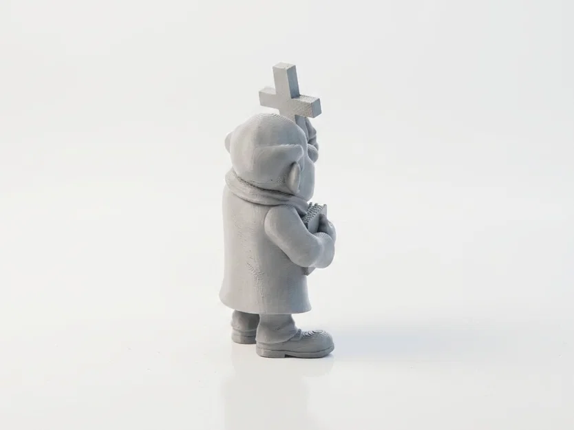 Mô hình 3D Linh mục Trừ tà - Tượng nhân vật giả tưởng in 3D - Image 3