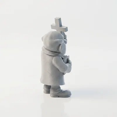 Mô hình 3D Linh mục Trừ tà - Tượng nhân vật giả tưởng in 3D