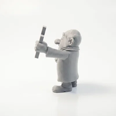 Mô hình 3D Linh mục Trừ tà - Tượng nhân vật giả tưởng in 3D