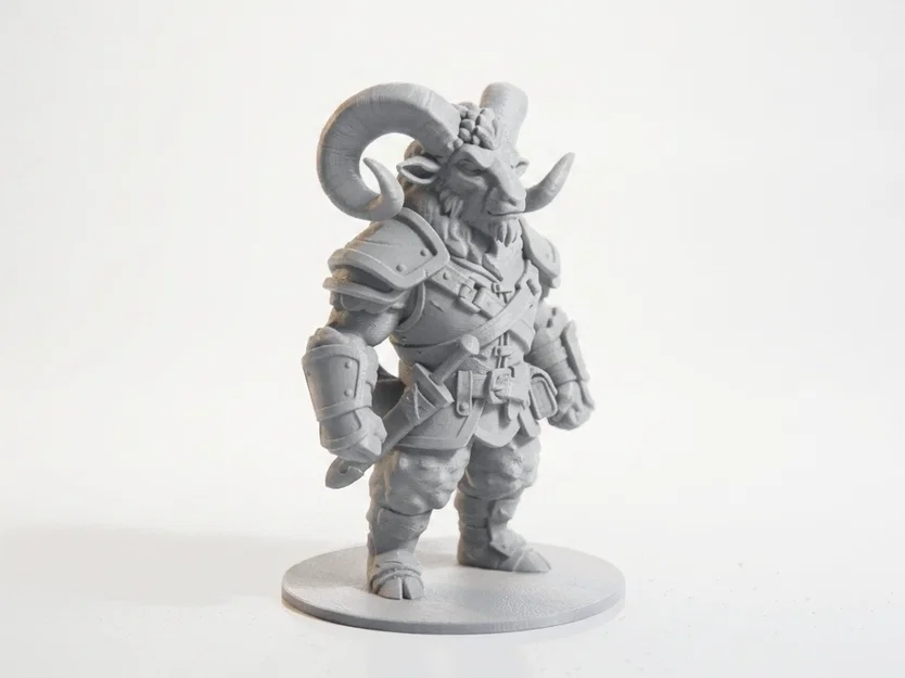Mô hình 3D Chiến binh đầu cừu (Ram Warrior) phong cách Fantasy - Image 2