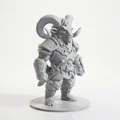 Mô hình 3D Chiến binh đầu cừu (Ram Warrior) phong cách Fantasy - Thumbnail 2