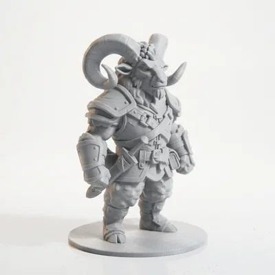 Mô hình 3D Chiến binh đầu cừu (Ram Warrior) phong cách Fantasy