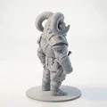 Mô hình 3D Chiến binh đầu cừu (Ram Warrior) phong cách Fantasy - Thumbnail 3