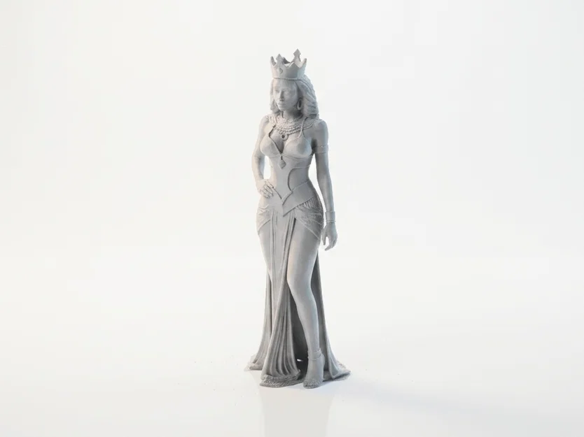 Mô hình in 3D Nữ hoàng giả tưởng - Queen Fantasy Figurine - Image 1